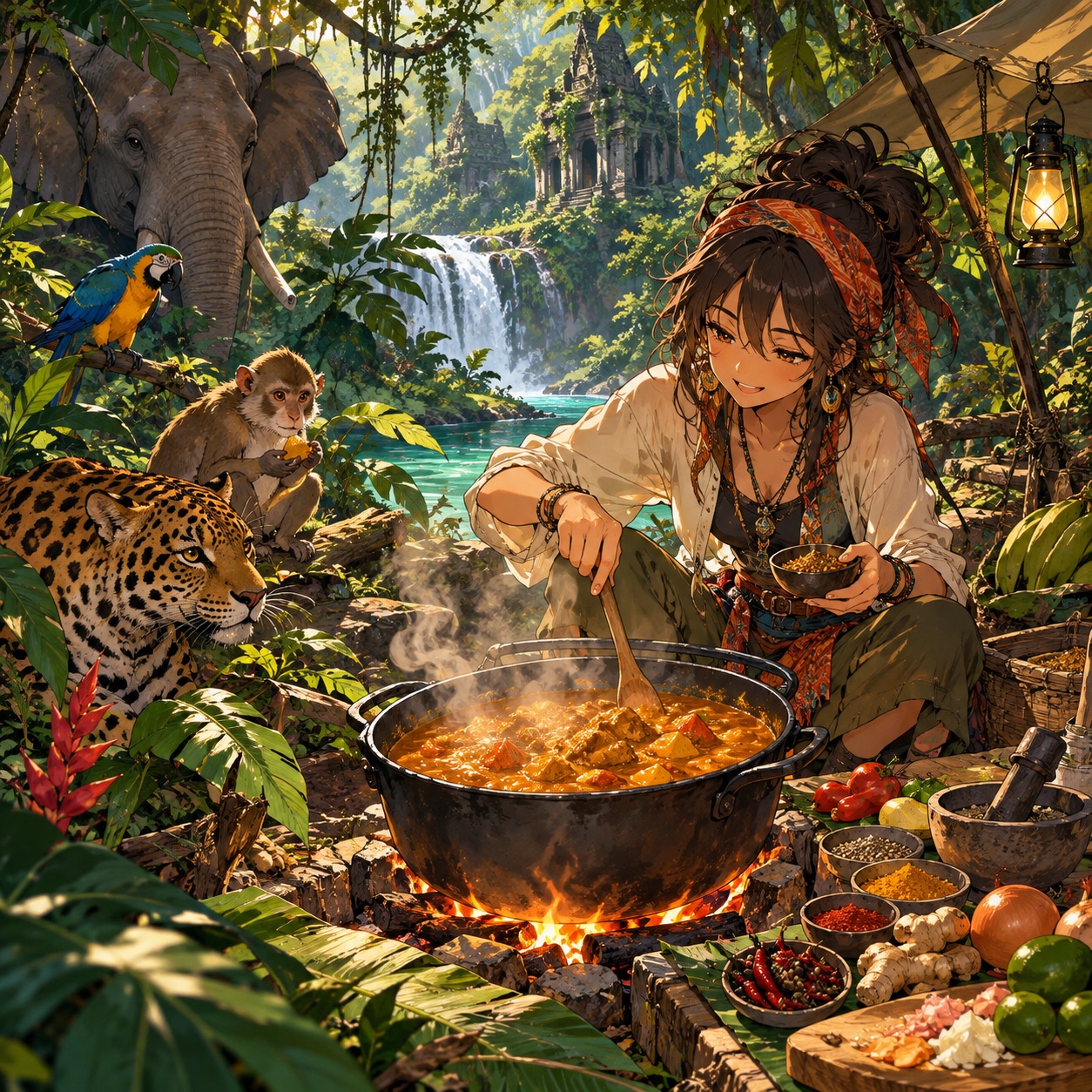 Jungle Curry Cooking  #インストチャレンジ artwork