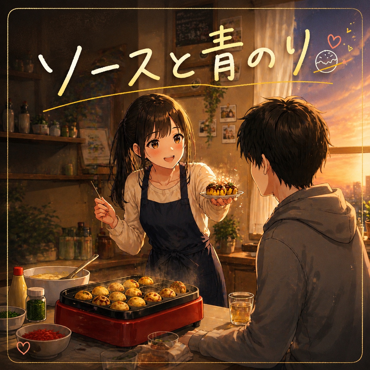 ソースと青のり artwork