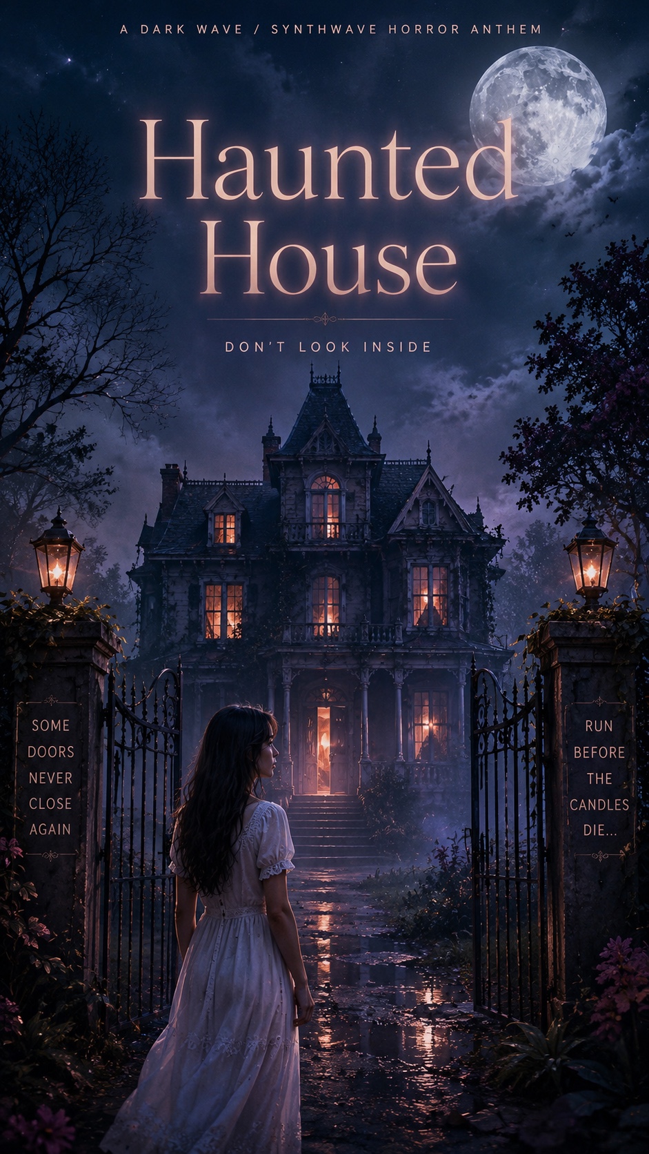 Haunted house artwork