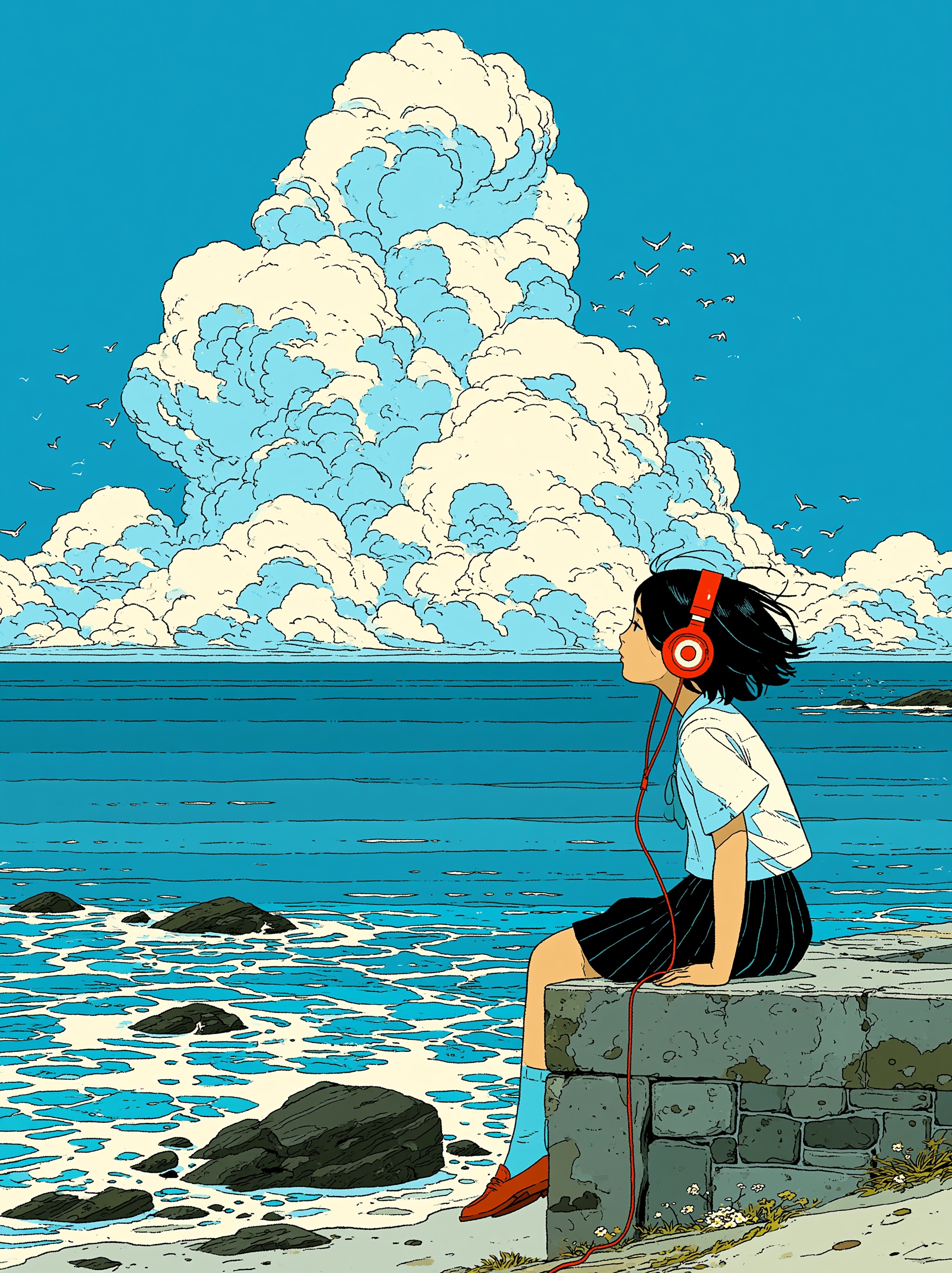 無頓着に夏は artwork