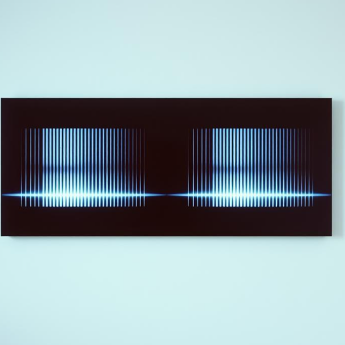 Double-slit artwork