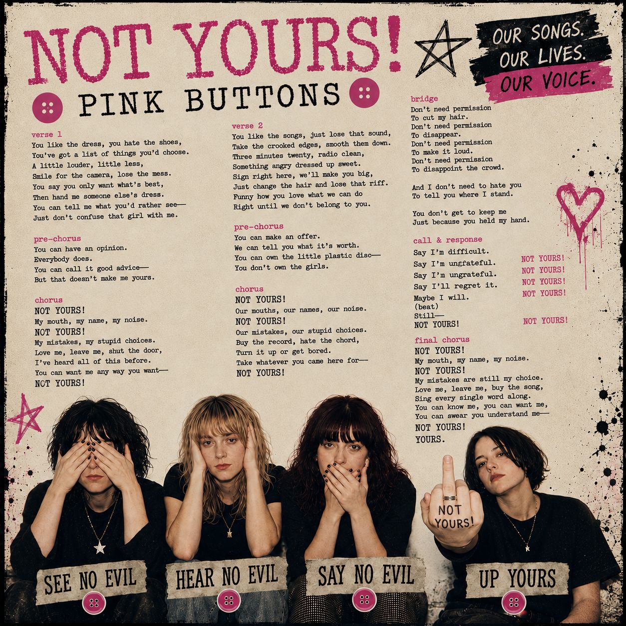 NOT YOURS artwork