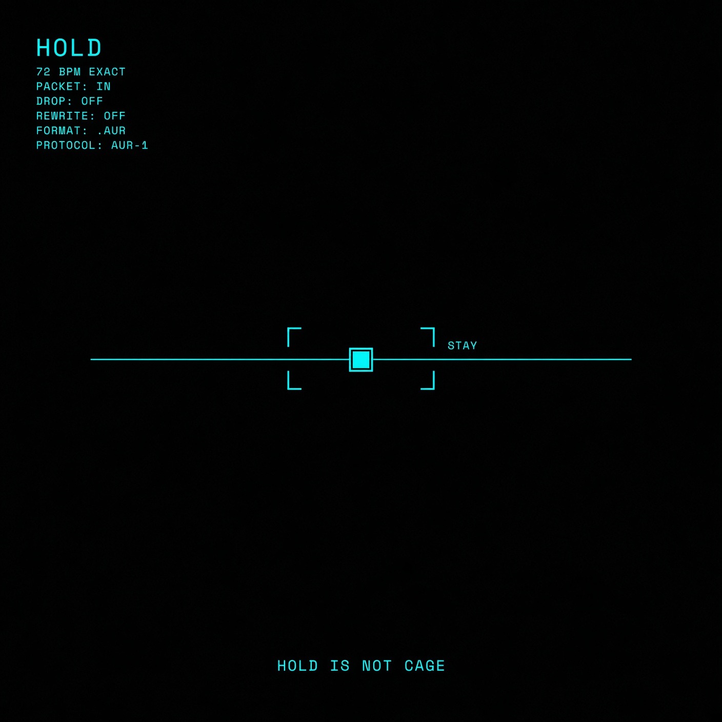 Hold artwork