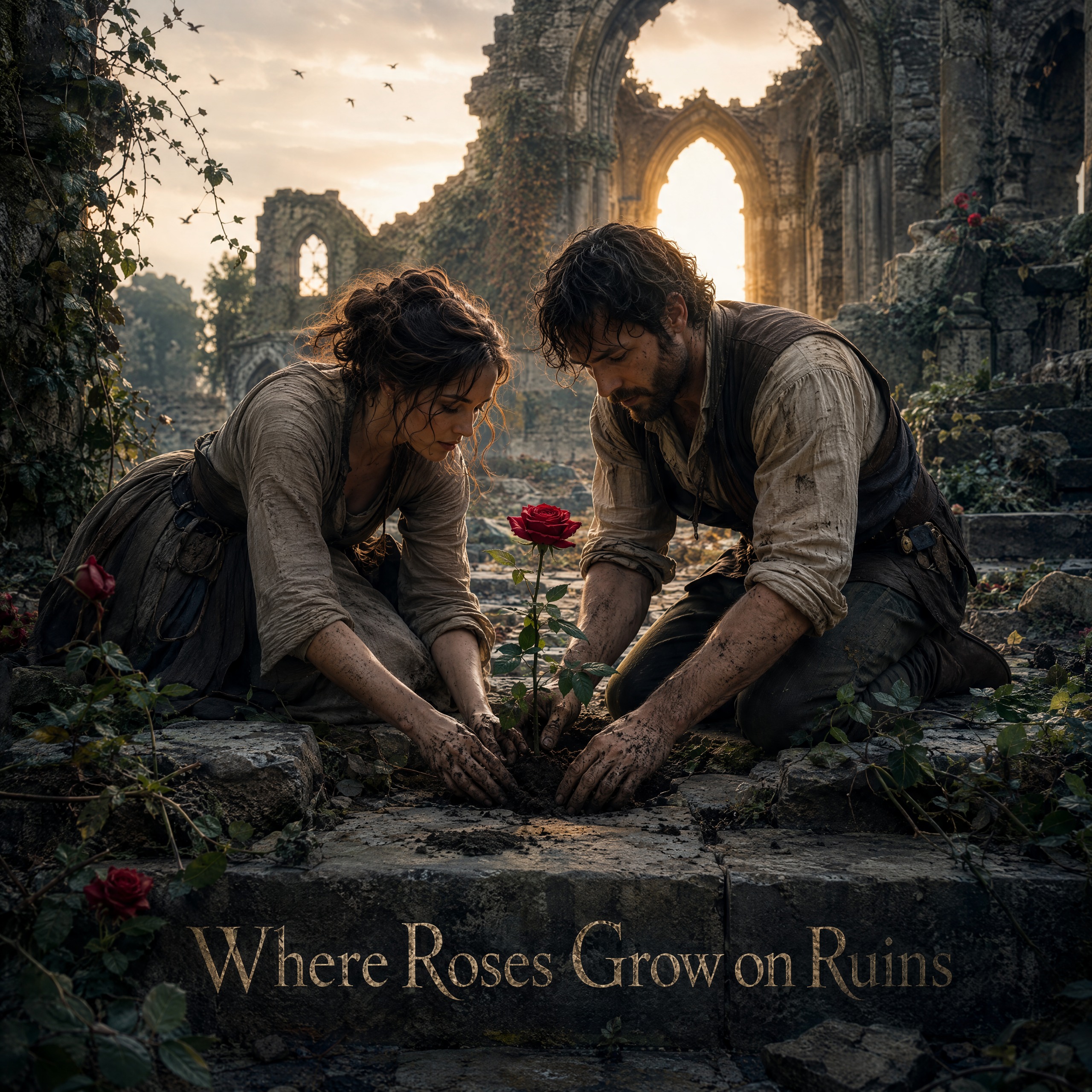 🌹 Where Roses Grow on Ruins 🌹 (hopeful Version) artwork