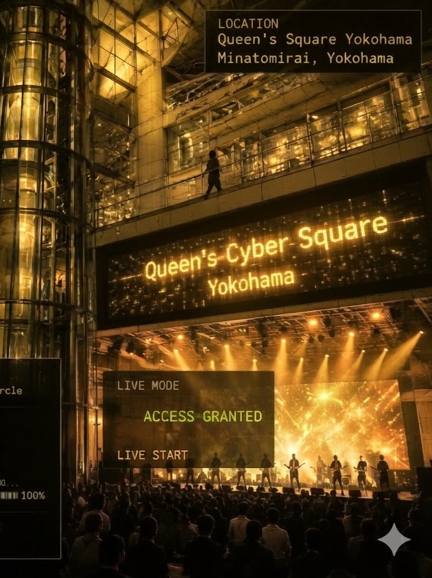 Queen's Cyber Square Yokohama  ver . 1 artwork