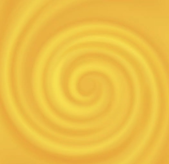 Yellow swirl artwork