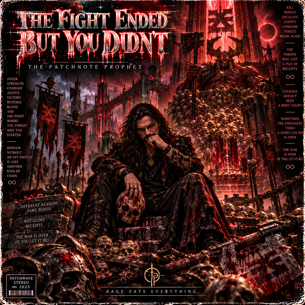 THE FIGHT ENDED BUT YOU DIDN'T artwork