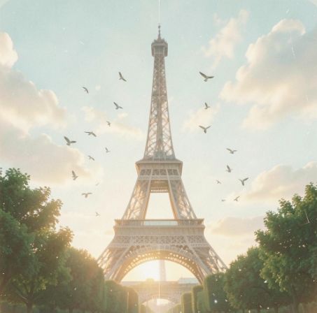 Breakfast in Paris artwork