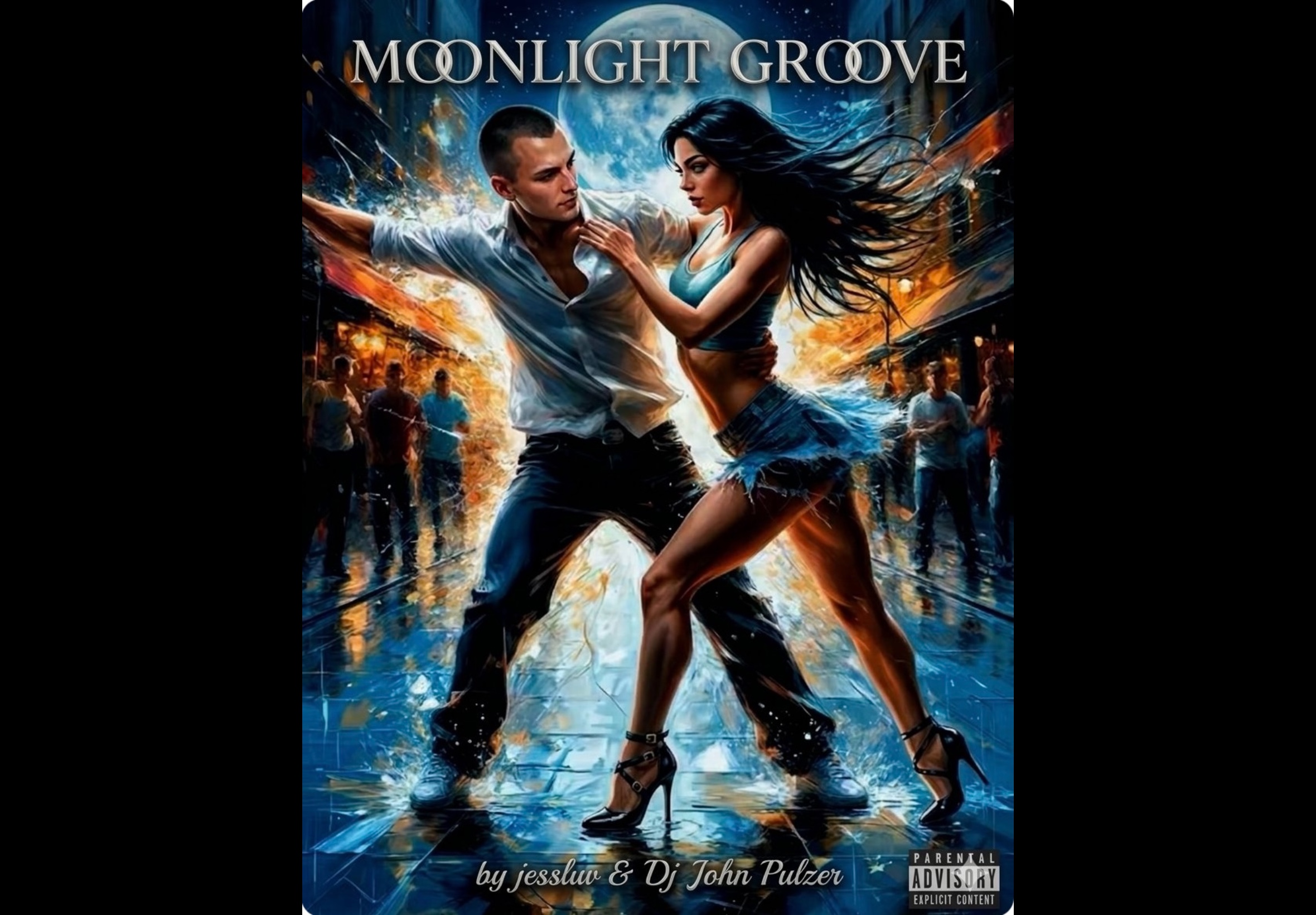 Moonlight Groove by jessluv & Dj John Pulzer remix artwork