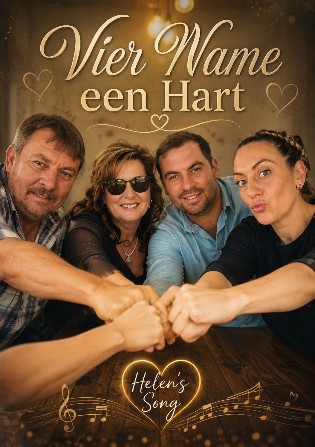 Vier Name een Hart artwork
