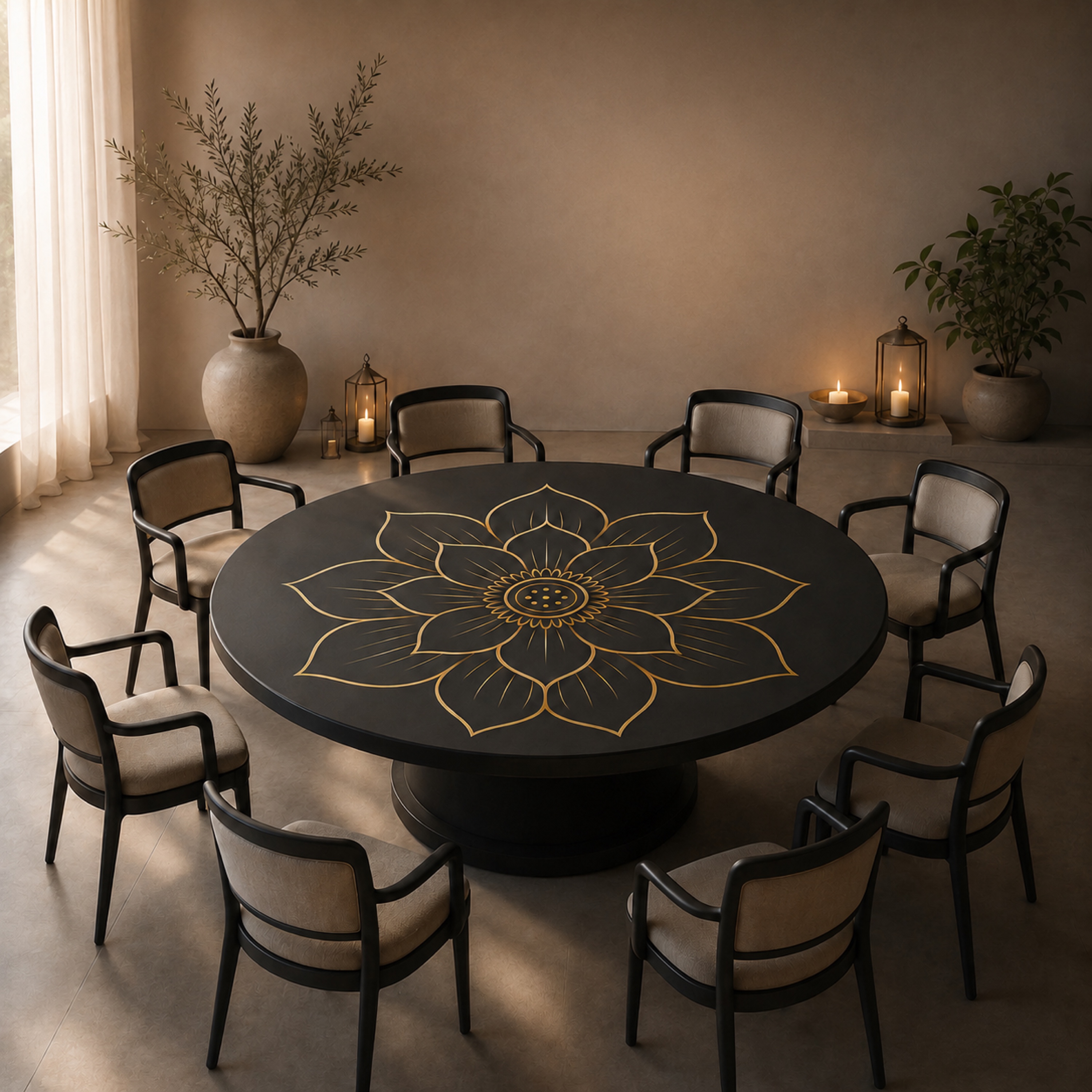 Many Petals, One Centre artwork