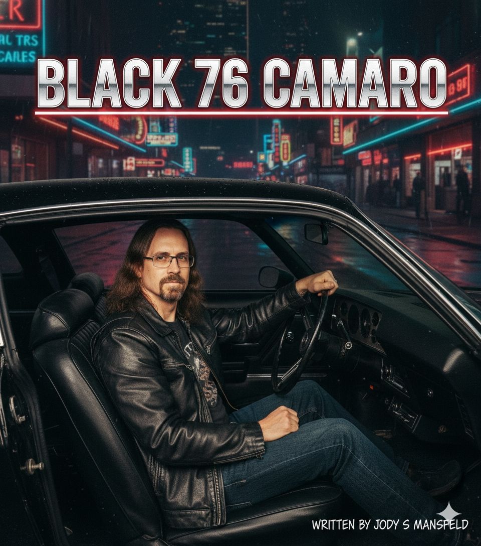 Black 76 Camaro artwork