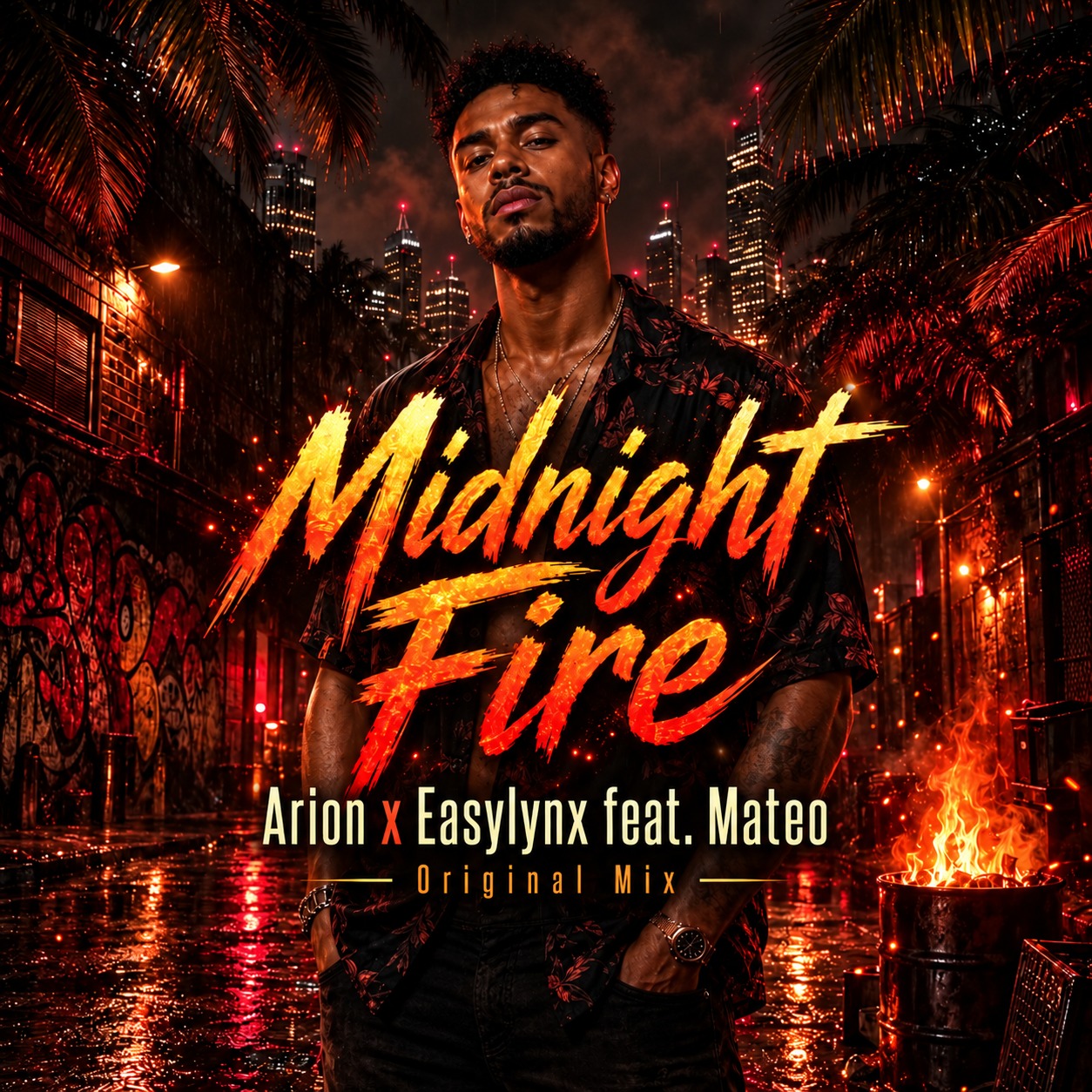 Midnight Fire - Arion x Easylynx feat Mateo artwork