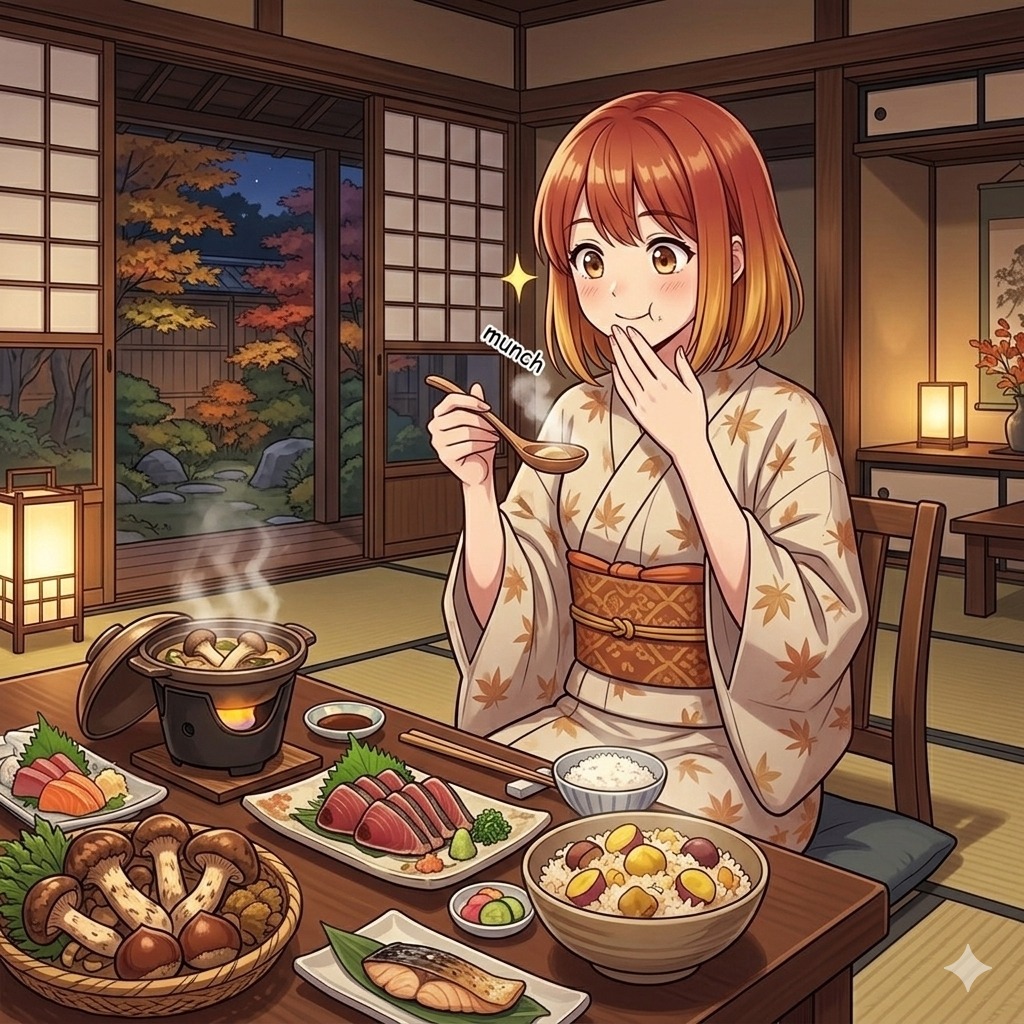 秋は短し 食せよグルメ【楽音福譜版】 artwork
