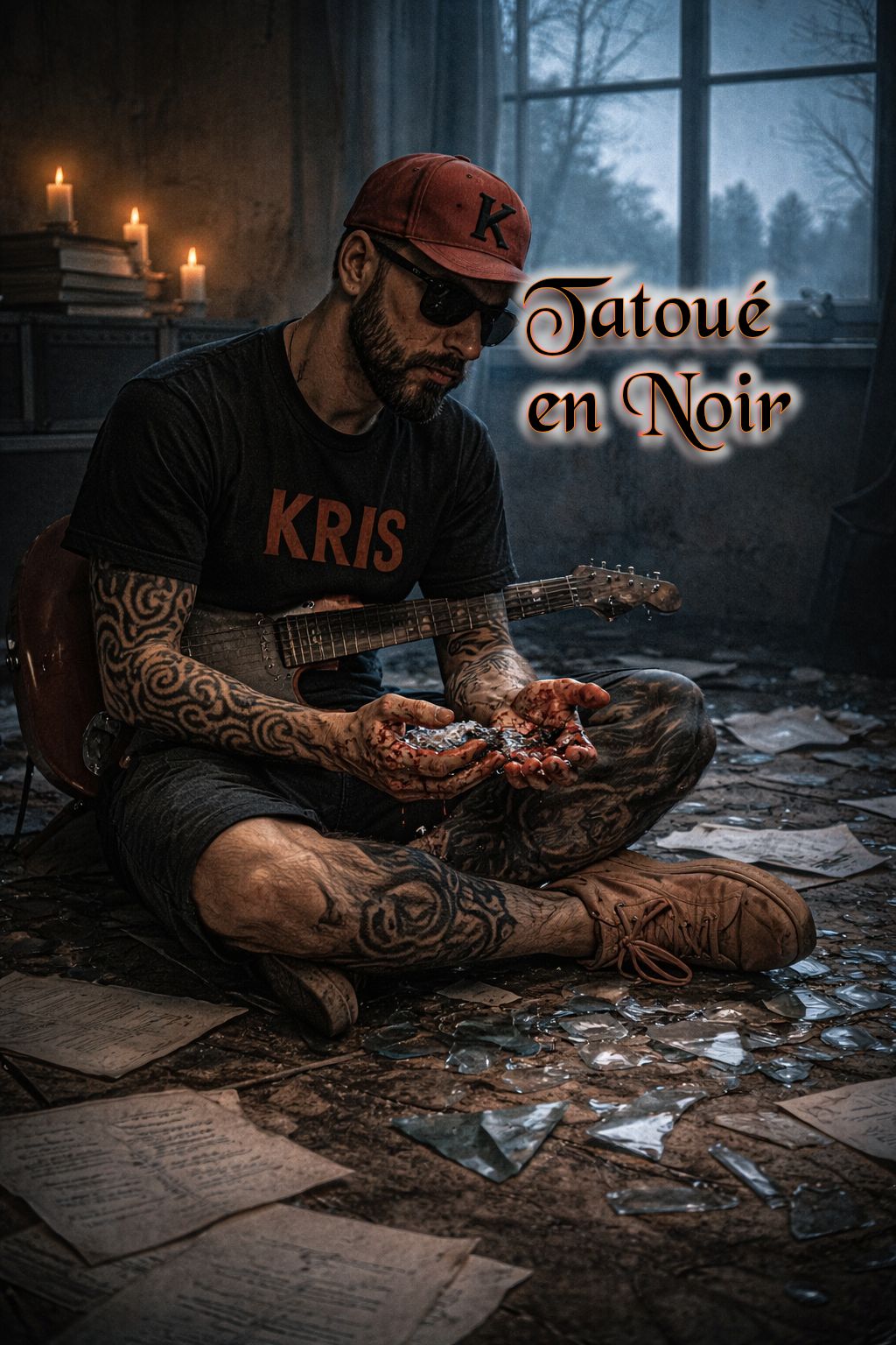 Tatoué en noir artwork