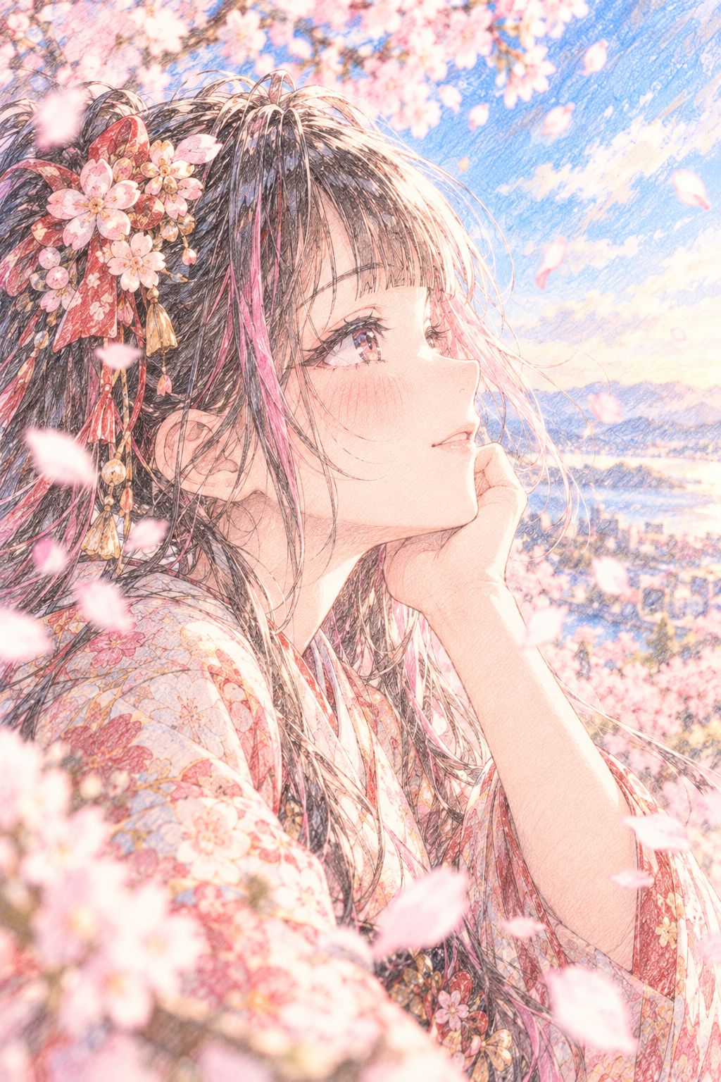 Heart-Locked Cherry Blossomー桜の鍵 artwork