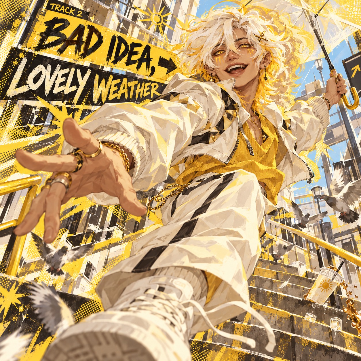 Bad Idea, Lovely Weather | THE MANY-COLOURED MAN artwork