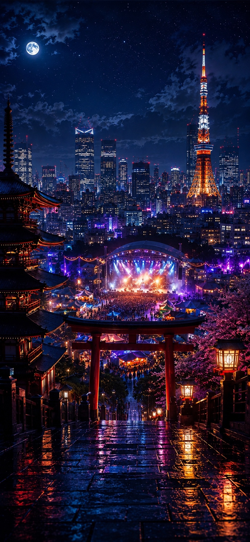 TOKYO Lights Fes version #AIMusicFes artwork