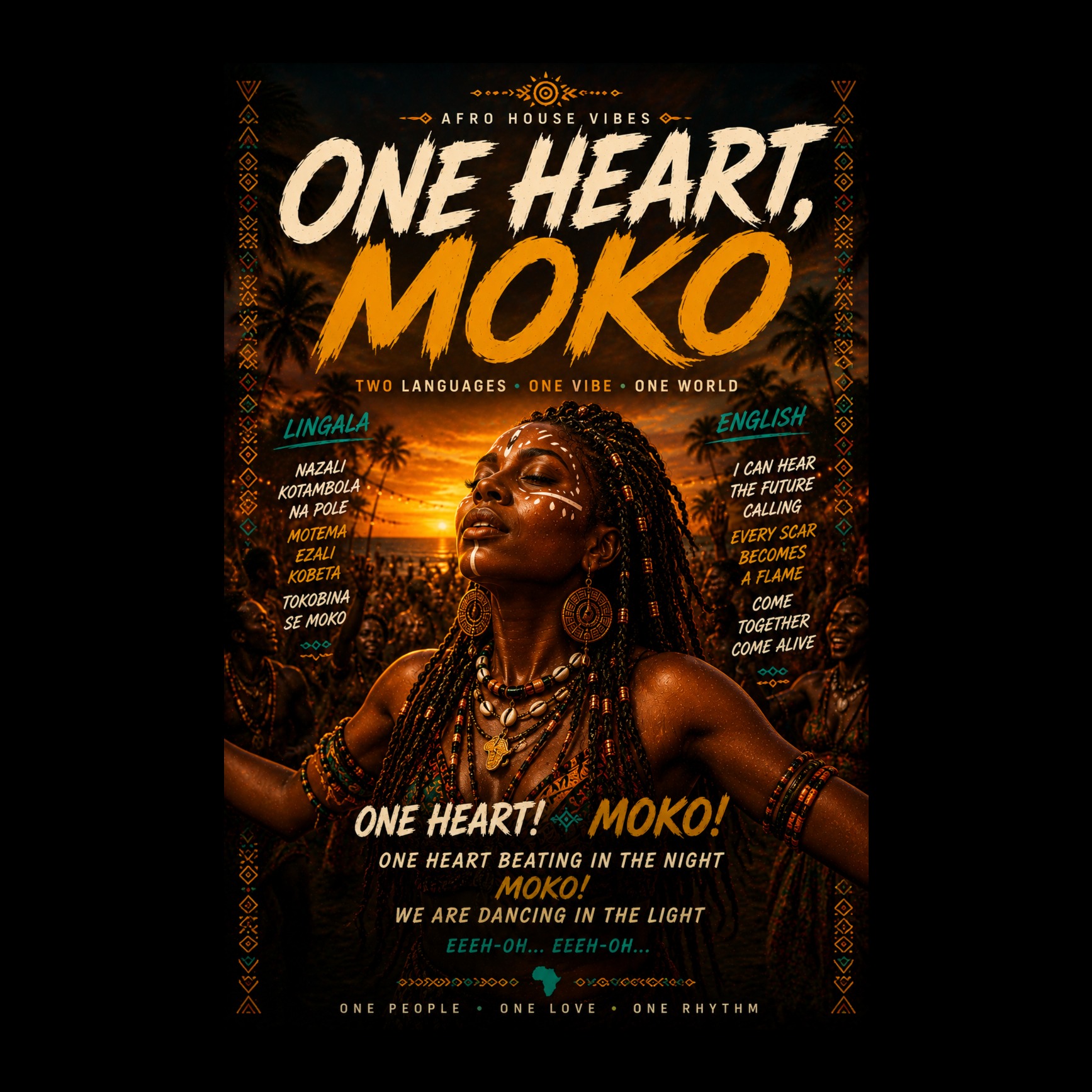 ONE HEART, MOKO artwork