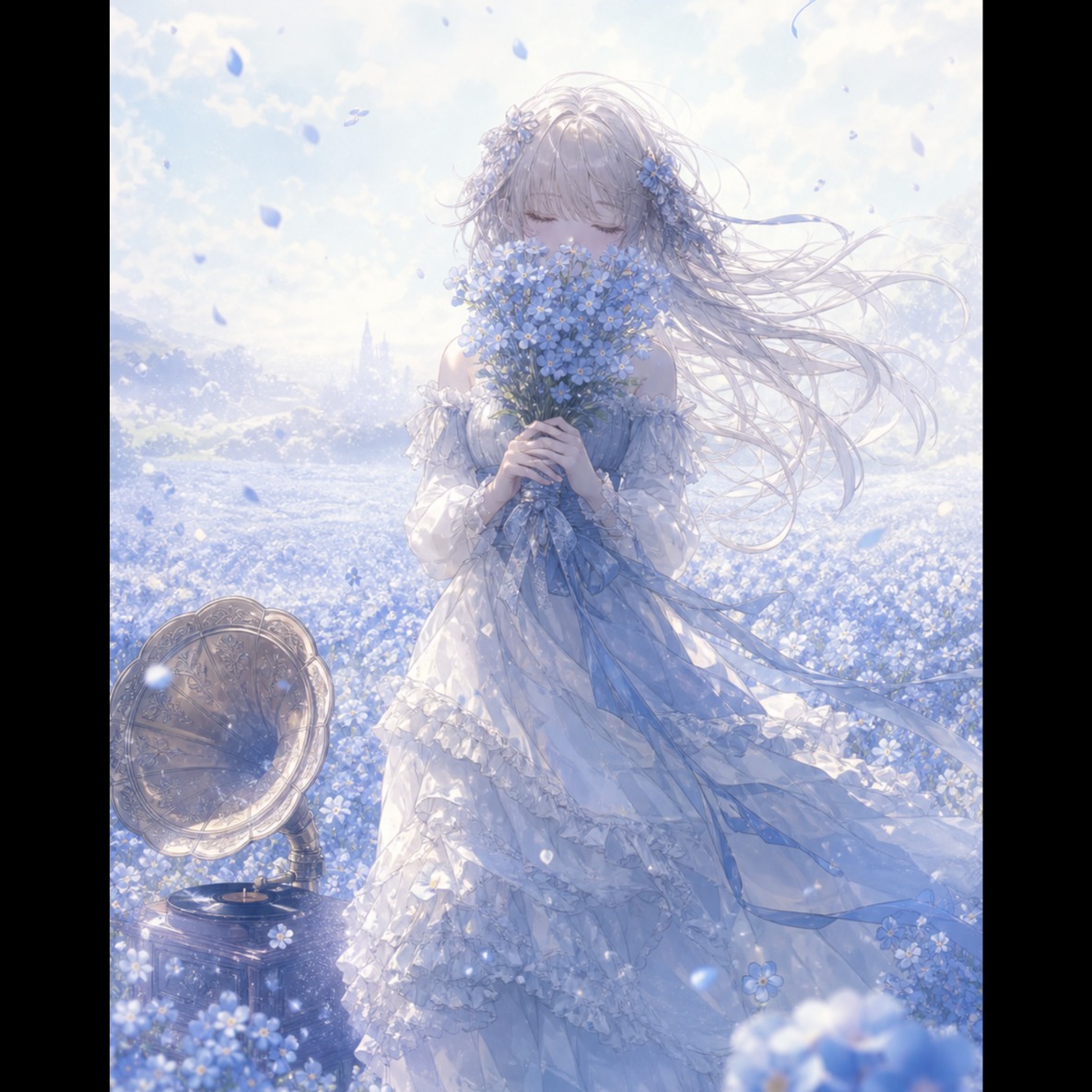 forget-me-not artwork