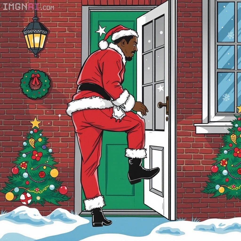 Back Door Santa artwork