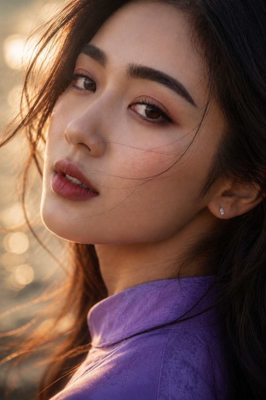 Tím chiều Chân Mây artwork