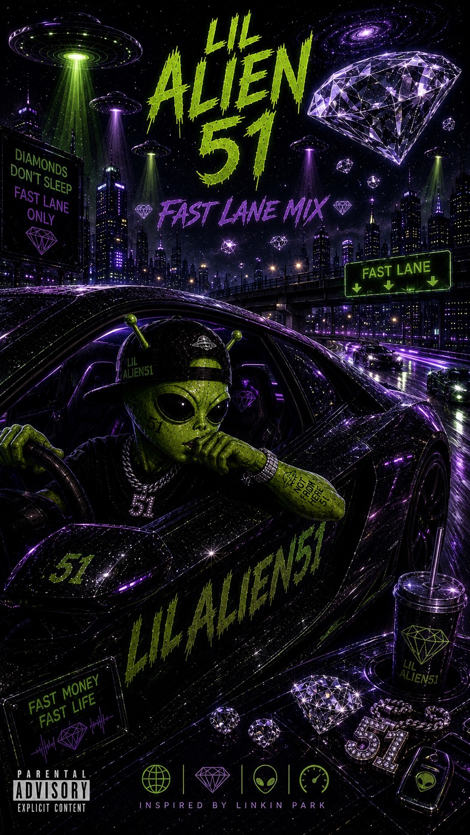 Diamonds Talk (Fast Lane Mix 3) artwork