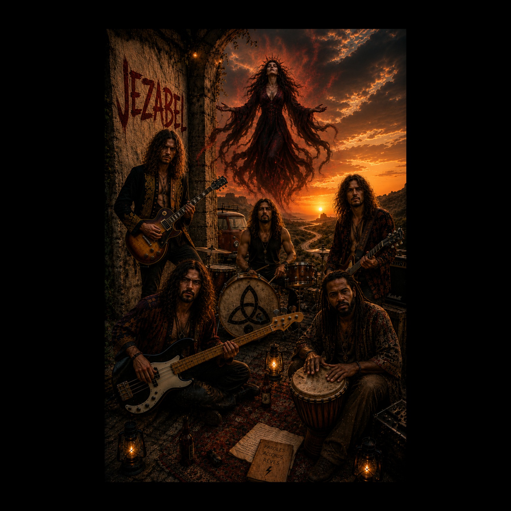 Triple Feu - Jezabel (no mercy) artwork