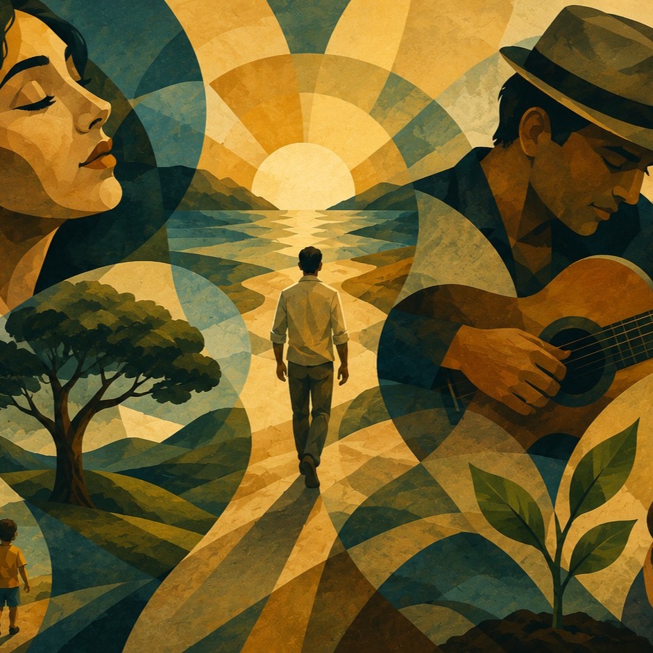 Life Is The Journey. English Bossa Nova + artwork