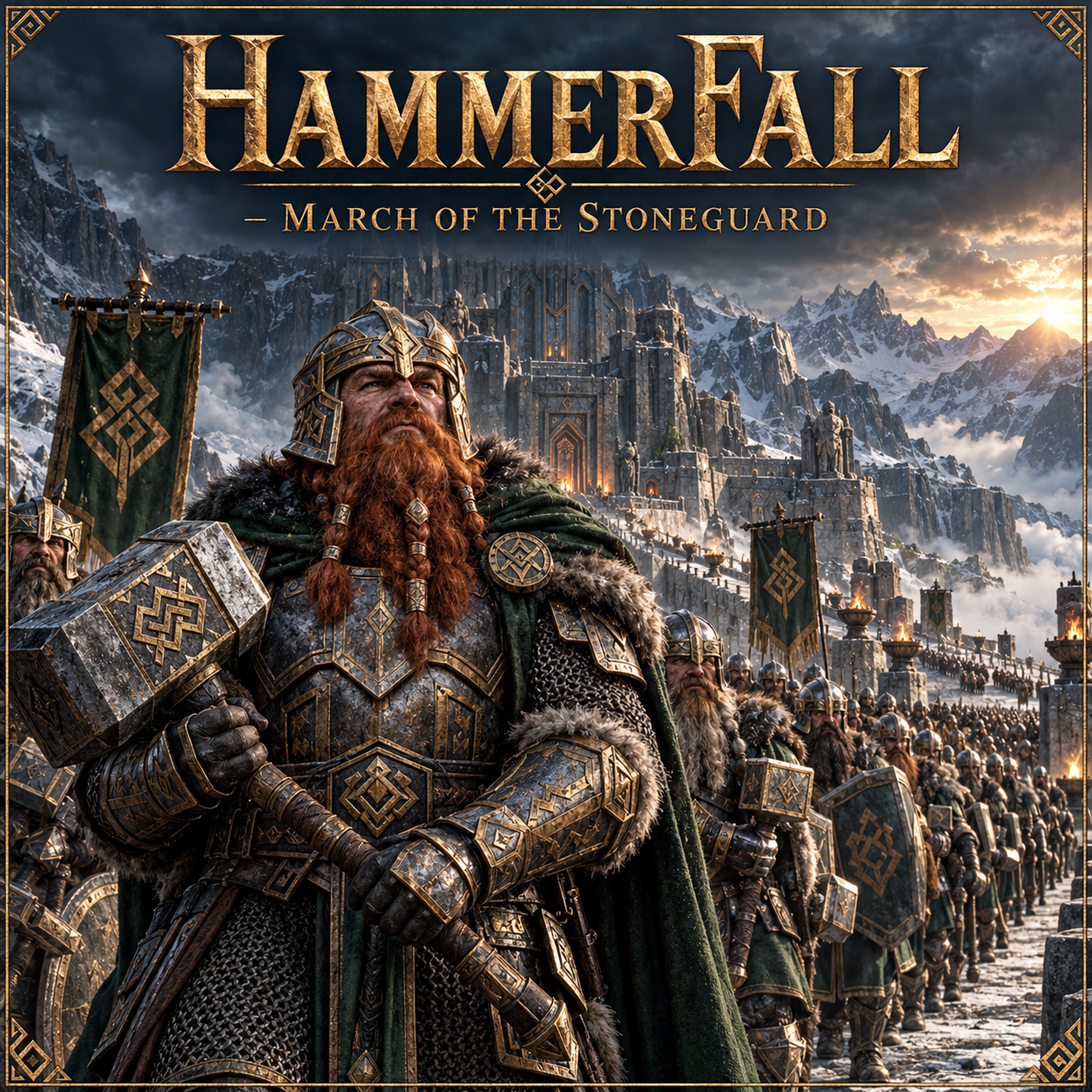 Hammerfall | March of the Stoneguard artwork