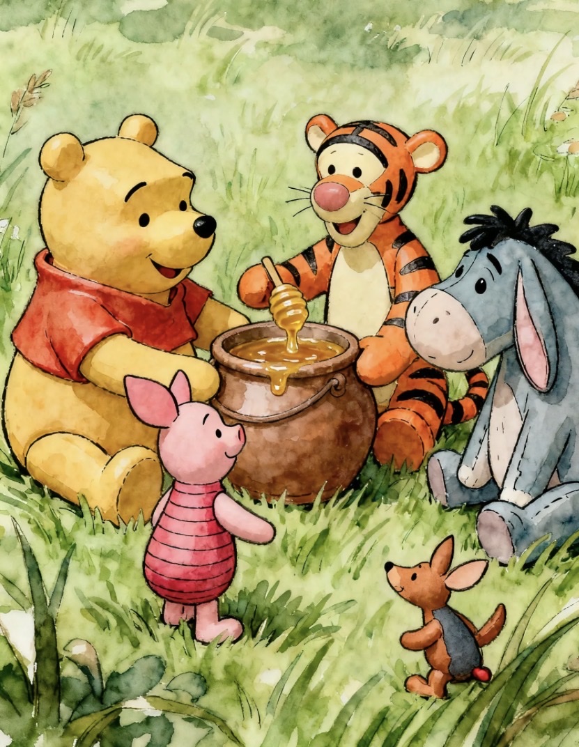 Simple Is Enough…said Pooh artwork