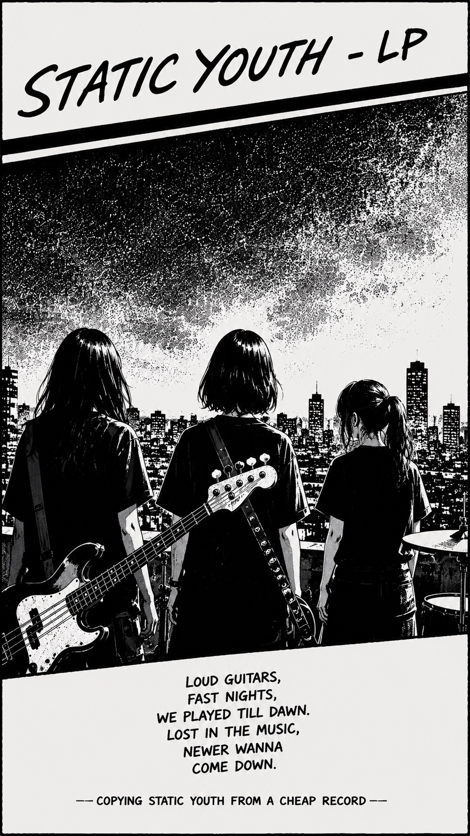 「Time goes by 」Static Youth artwork