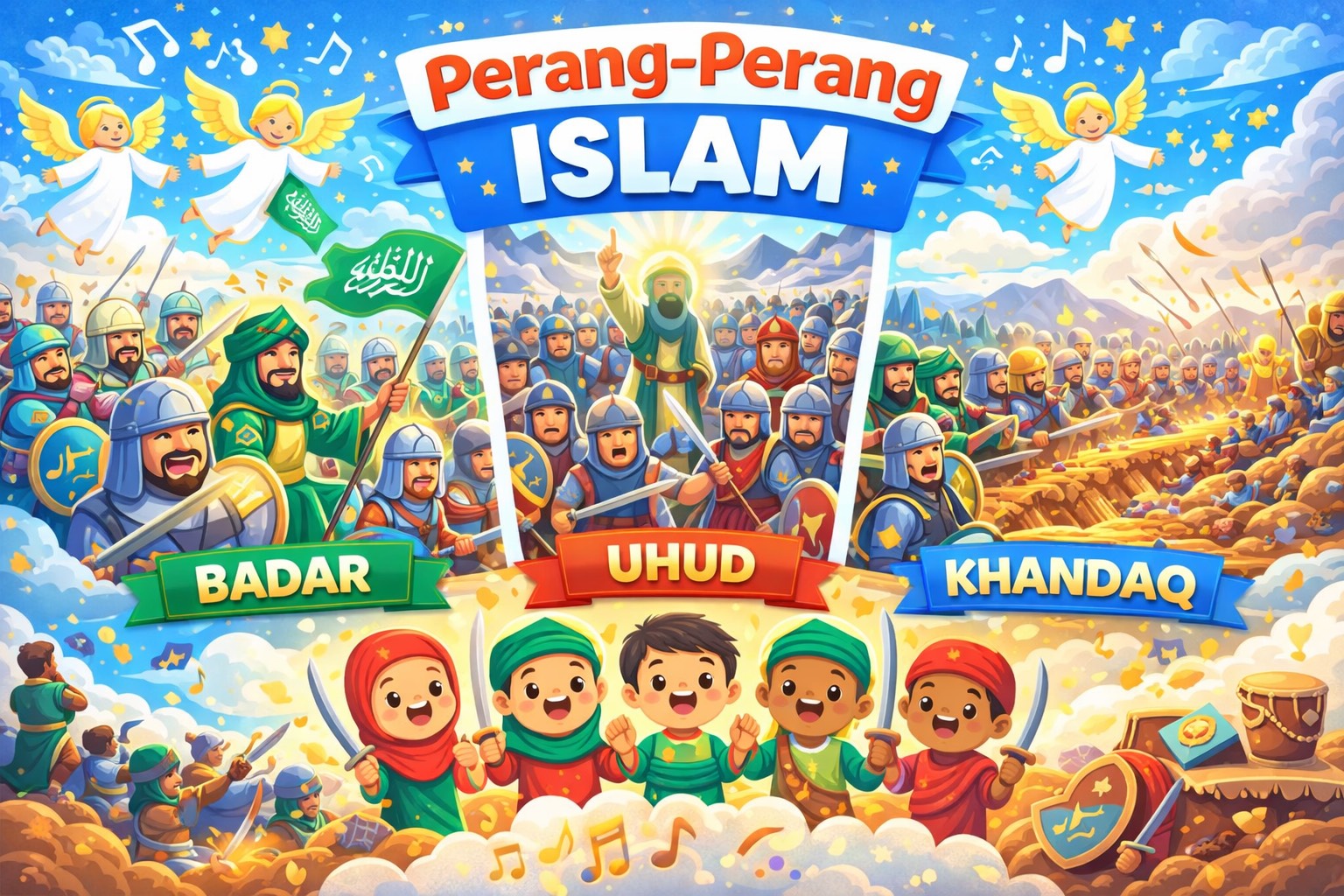 Perang Utama Dalam Sejarah Islam artwork