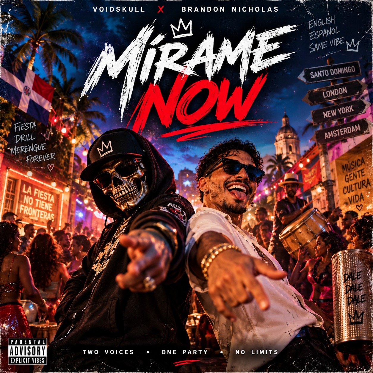 🔥 MÍRAME NOW x VoidSkull × Brandon Nicholas — Collab artwork