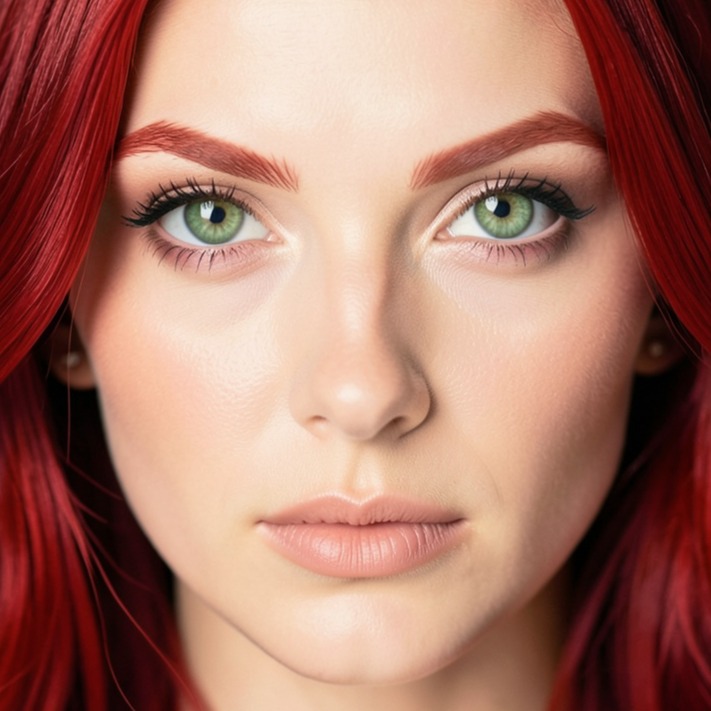 Red Haired Beauty /Bo Basaic artwork