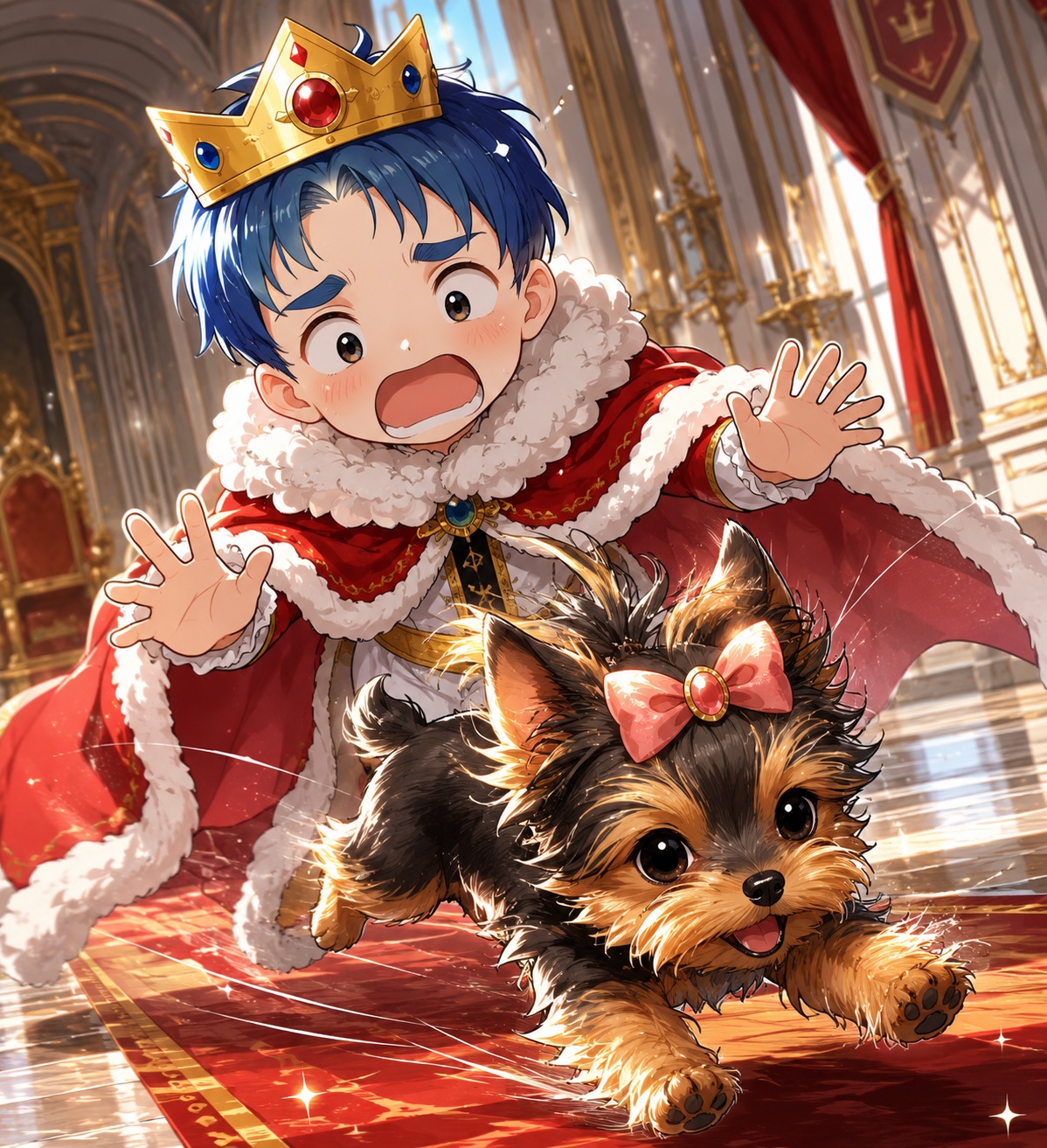 王子と犬の大追跡　#インストチャレンジ artwork