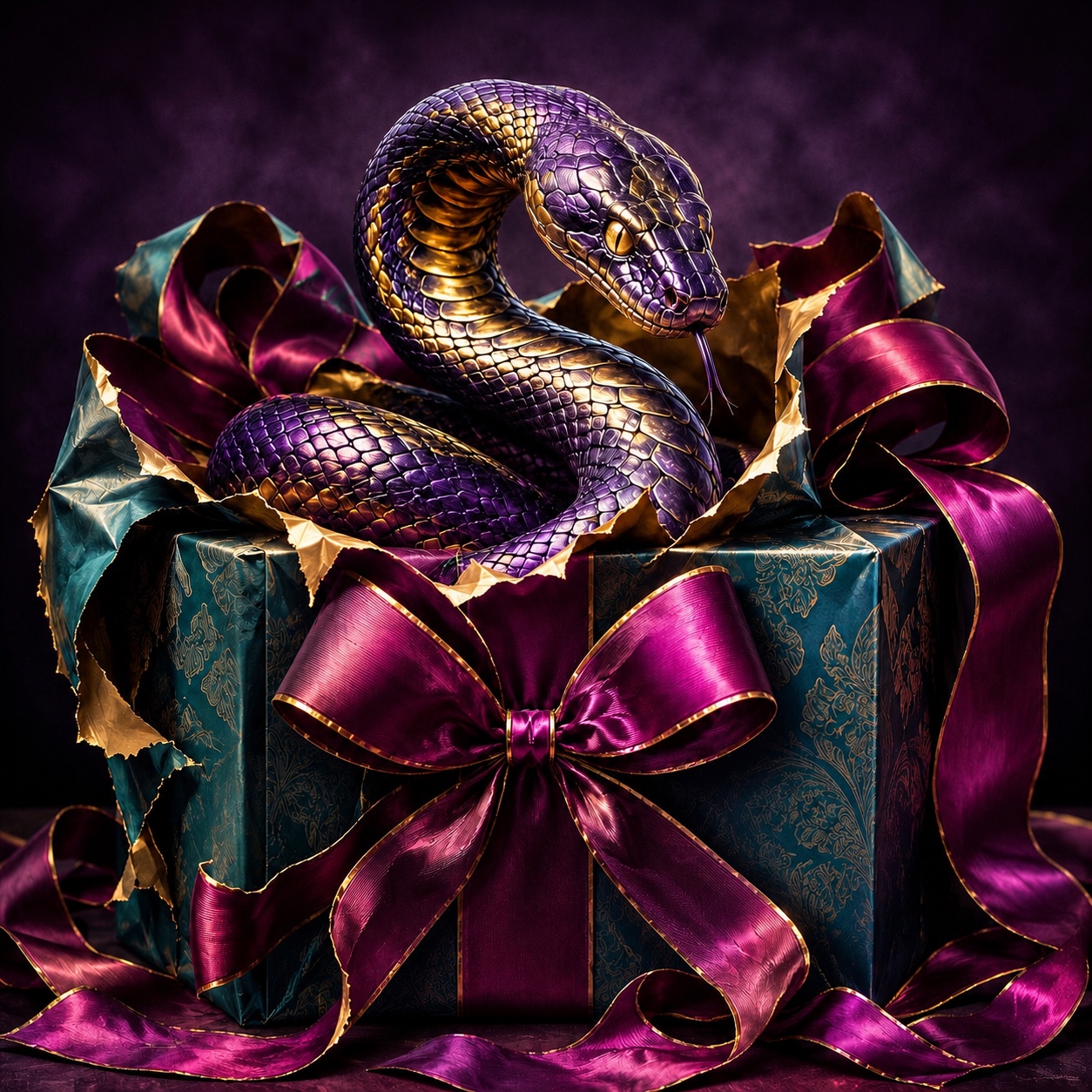Gift Wrap Snake artwork