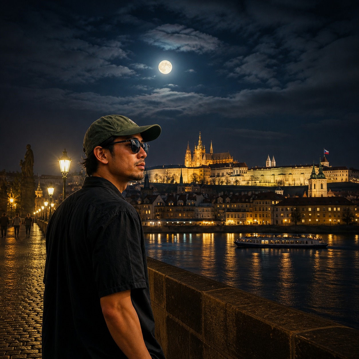 Prague Under Moonlight artwork