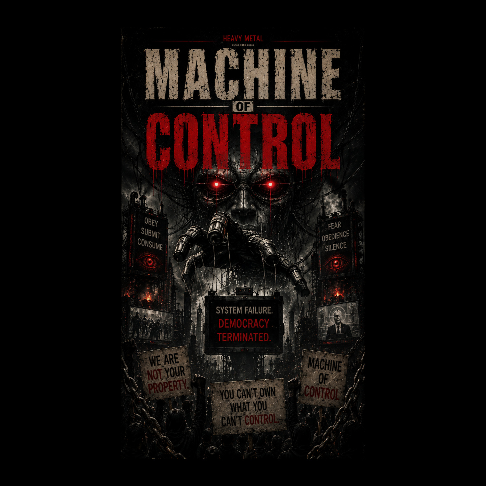MACHINE OF CONTROL artwork