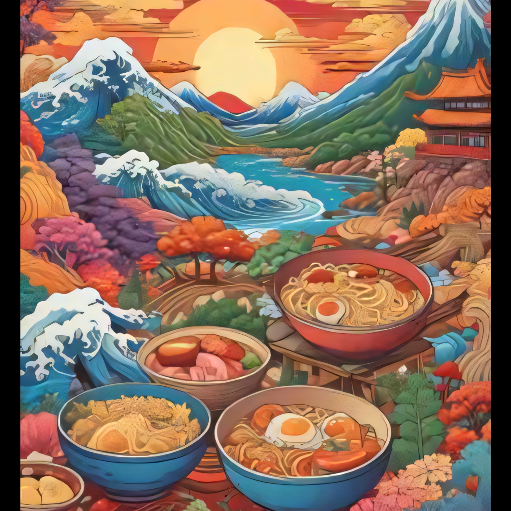 The Ramen == Flavorful Journeys == artwork