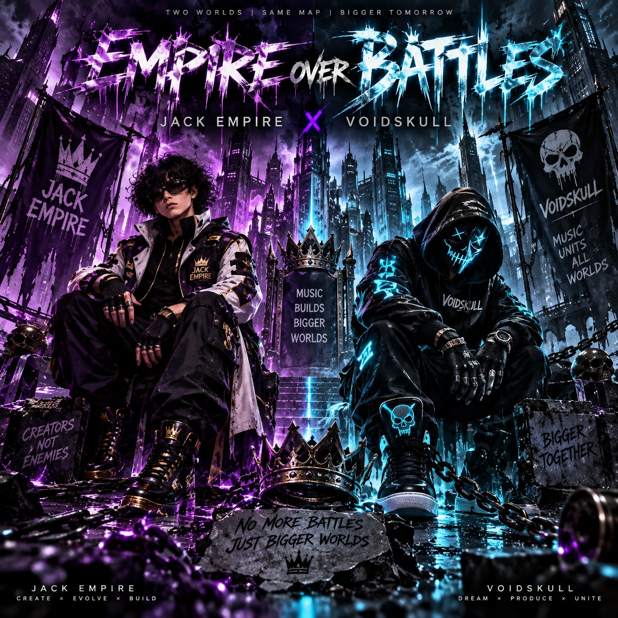 JACK EMPIRE × VOIDSKULL — EMPIRE > BATTLES! artwork
