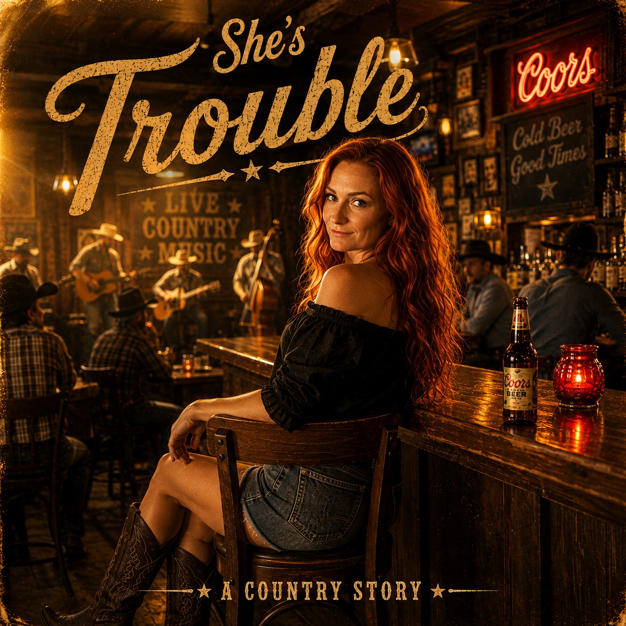 She is Trouble artwork