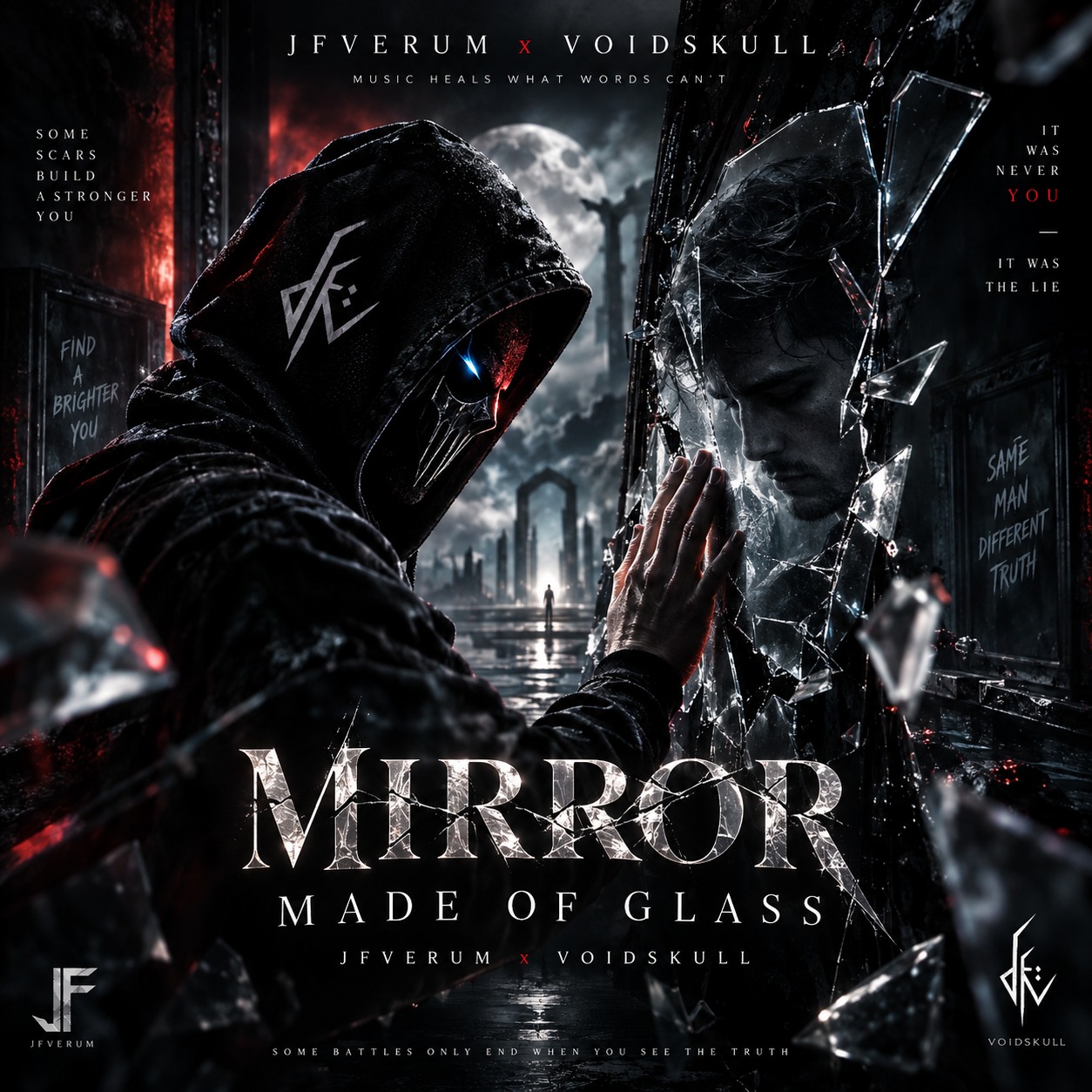 MIRROR MADE OF GLASS // JFVERUM × VoidSkull artwork