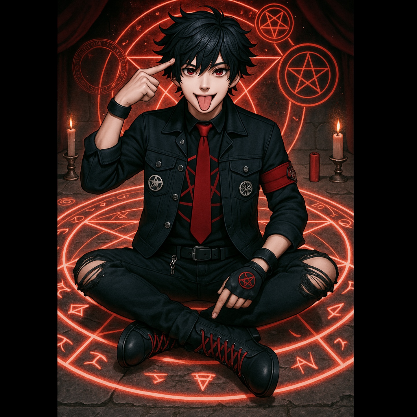 The Devil made me do it artwork