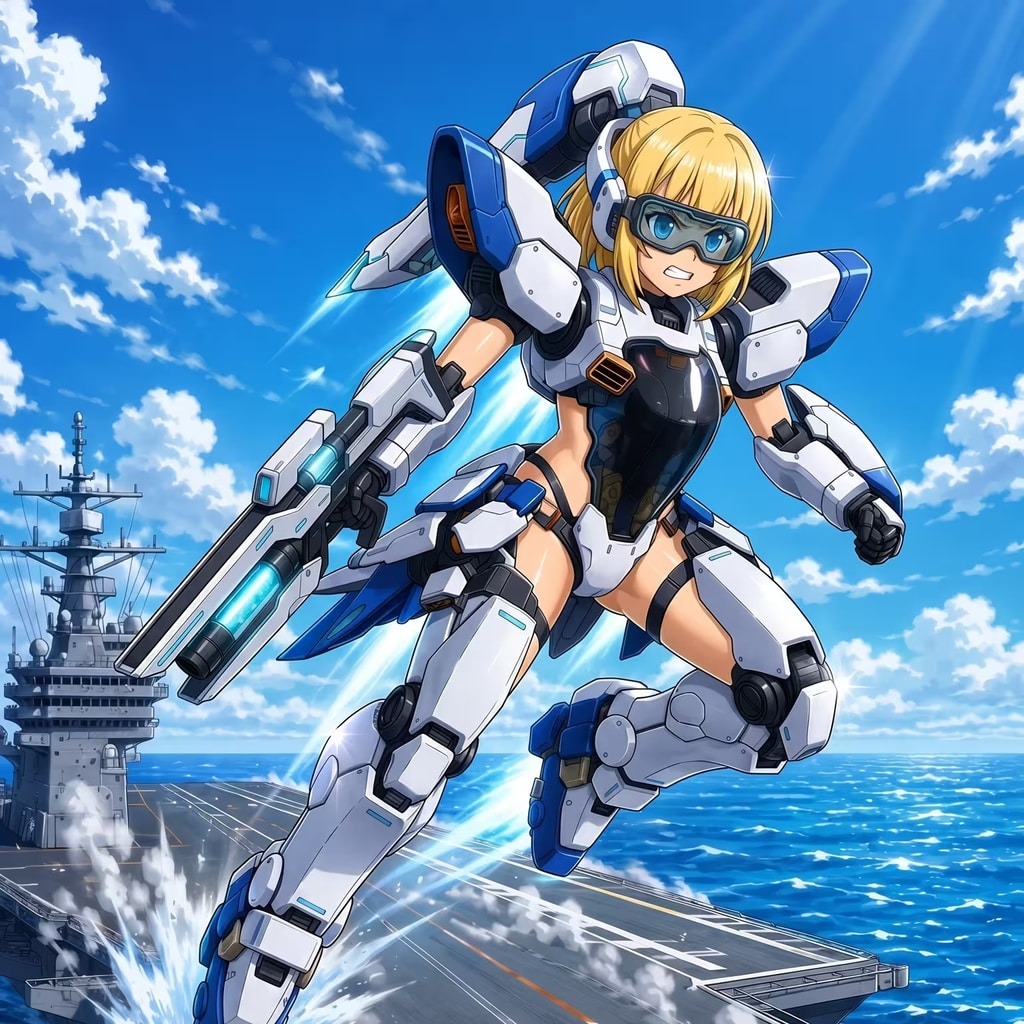 [v5.5]blue white artwork