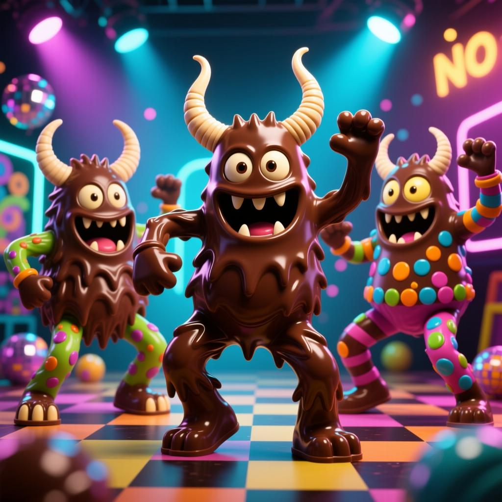 Funky Chocolate Demons artwork