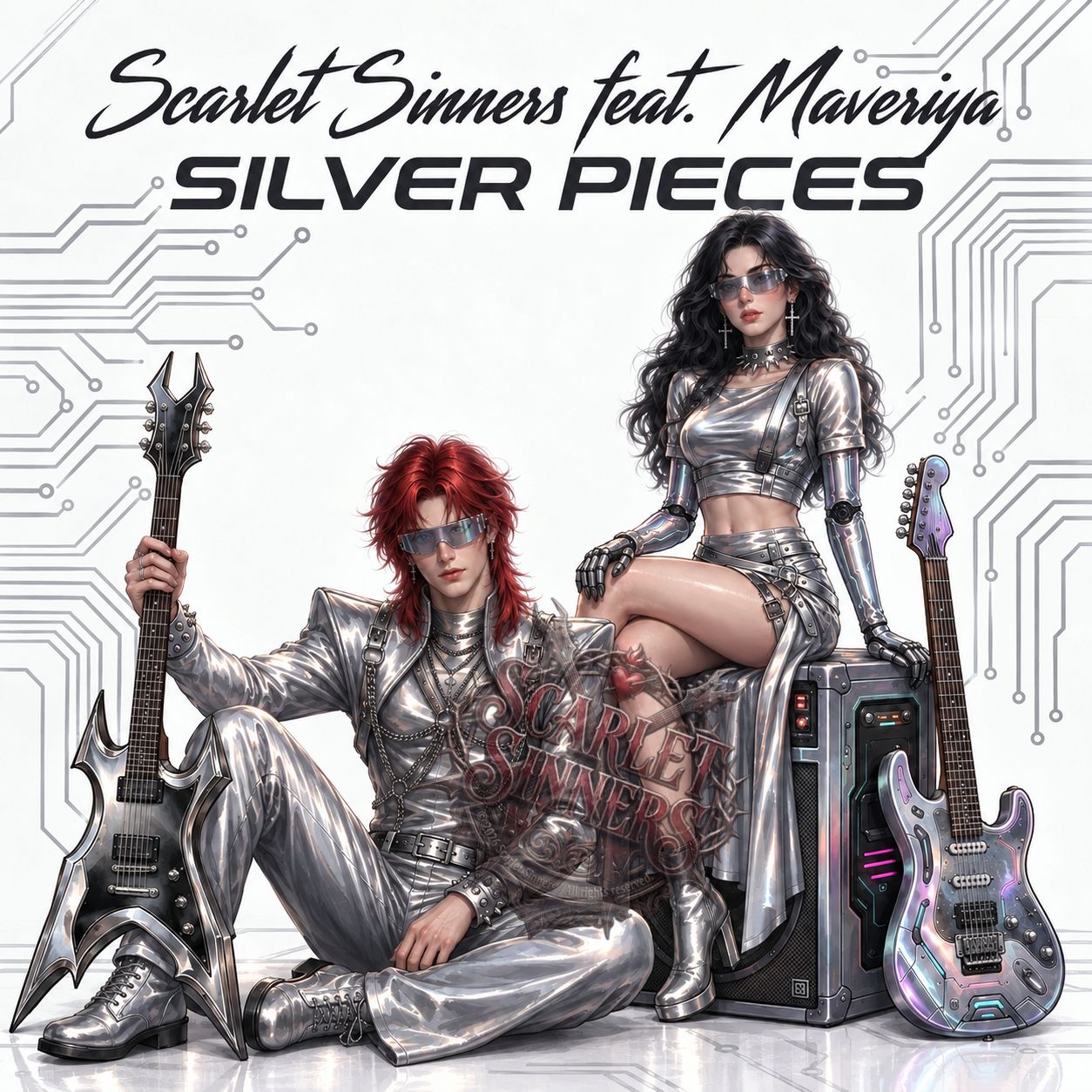 SILVER PIECES (feat. Maveriya) artwork