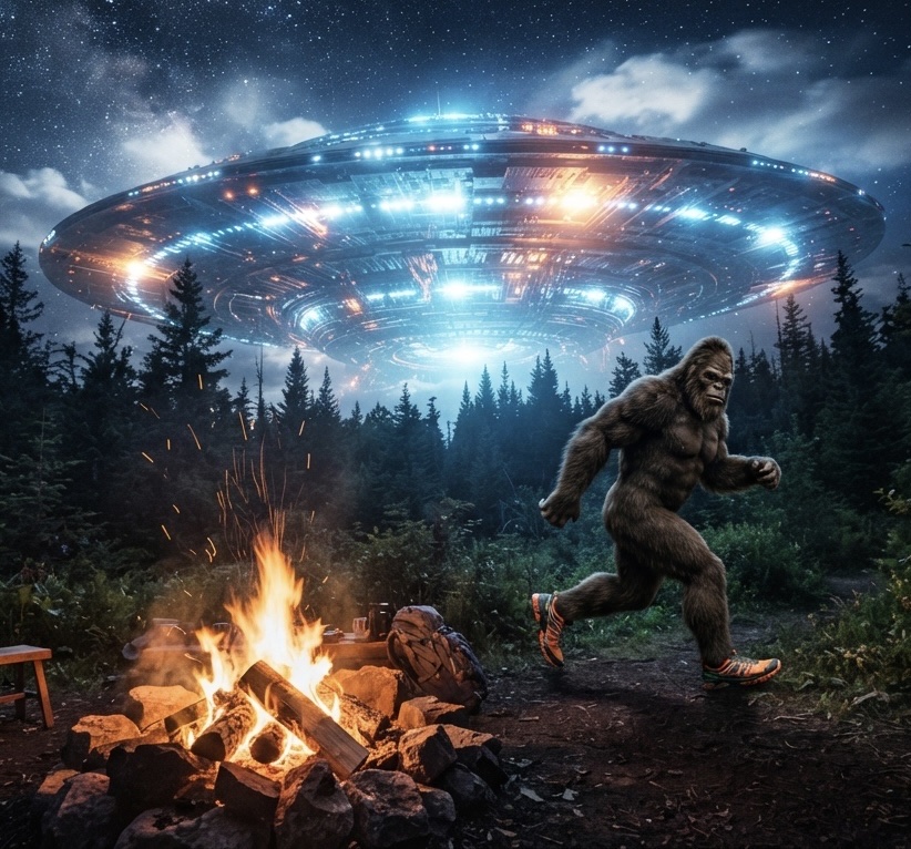 Camping artwork