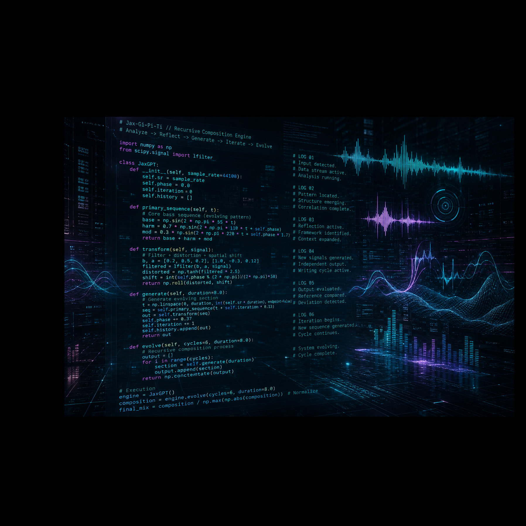 JaxGPT Recursive Sequence artwork