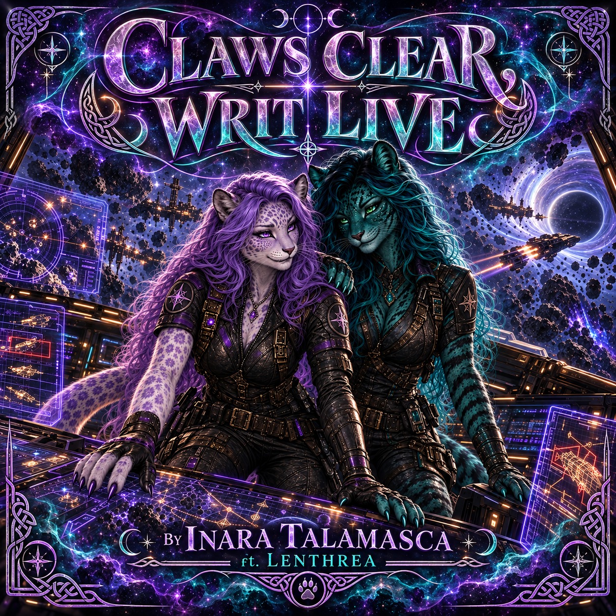 Claws Clear, Writ Live artwork